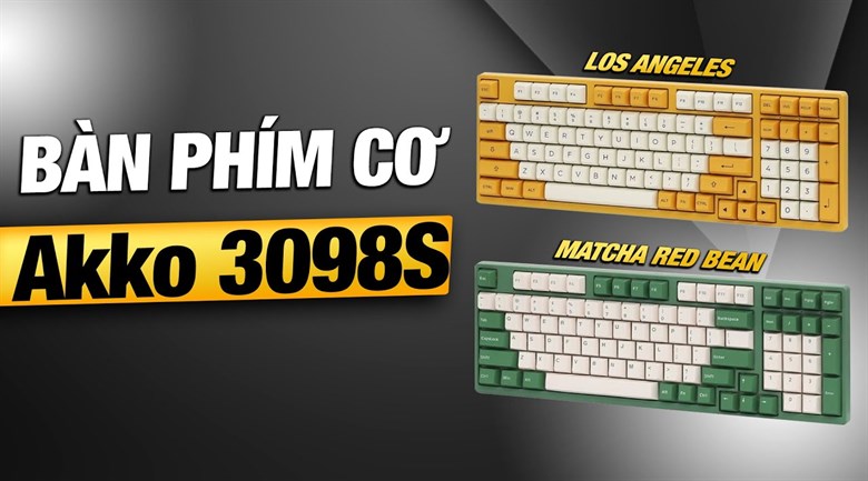 Bàn phím Cơ Có Dây Akko 3098S Los Angeles V3 Creamy Yellow Pro