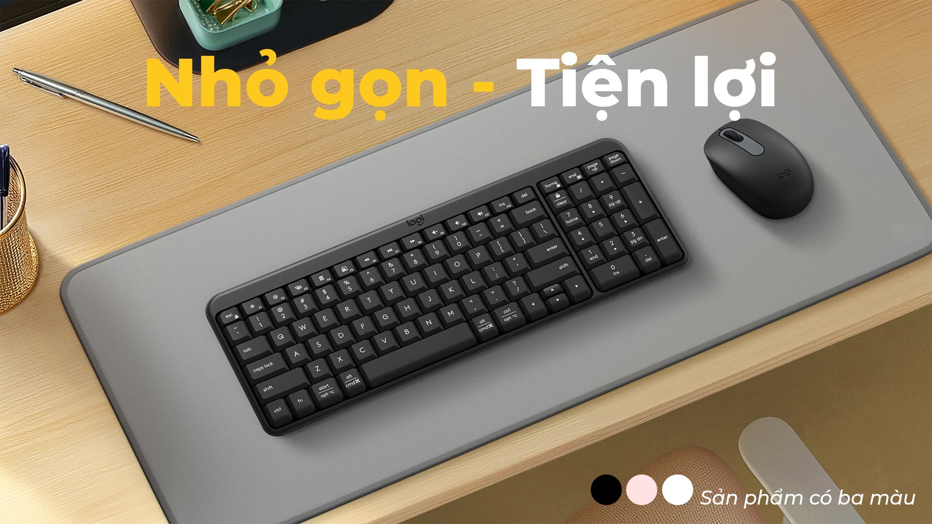 Bộ Bàn Phím Chuột Bluetooth Logitech MK250