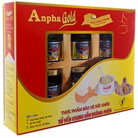 Nước yến Sài Gòn Anpha Gold có đường (hộp 6 lọ)