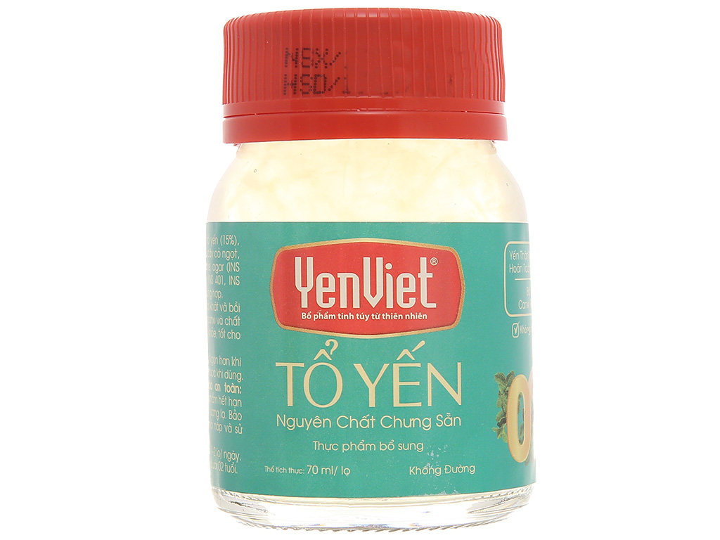 Tổ yến nguyên chất chưng sẵn Yến Việt không đường 70ml 11