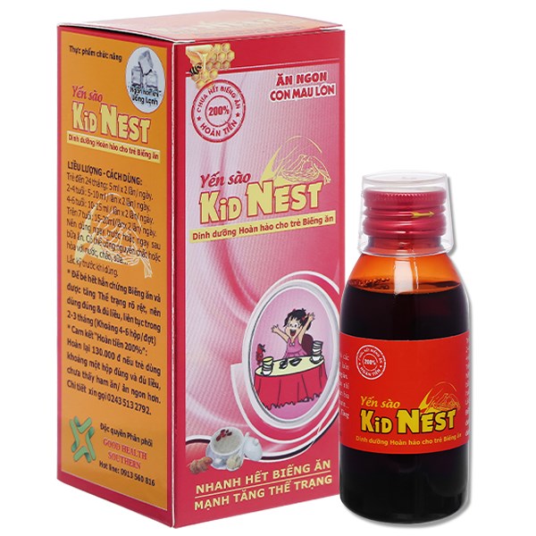 YẾN SÀO KIDNEST HỖ TRỢ TRẺ SUY DINH DƯỠNG TĂNG CÂN ĐỀU ĐẶN
