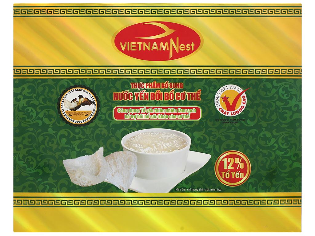 Hộp 6 hũ nước yến Việt Nam Nest vani 70ml 4