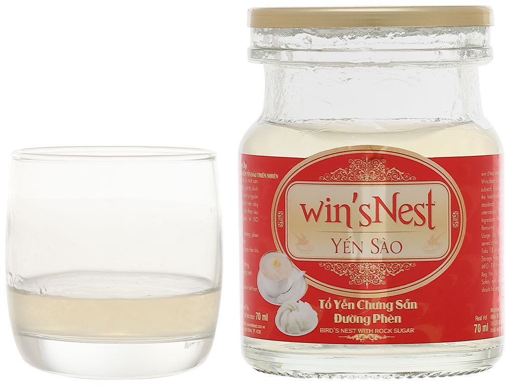 Tổ yến chưng đường phèn Win'snest 70ml 12