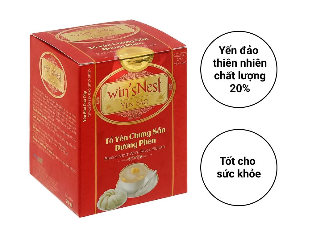 Tổ yến chưng đường phèn Win'snest 70ml 2