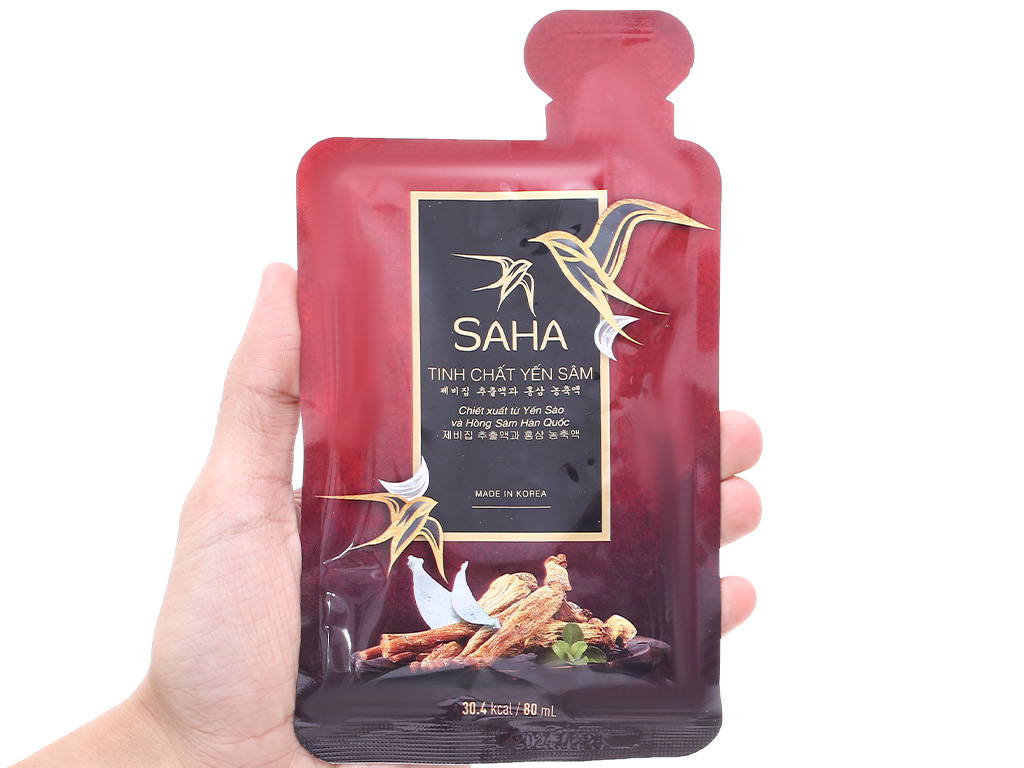 Tinh chất yến sâm Saha 80ml 7