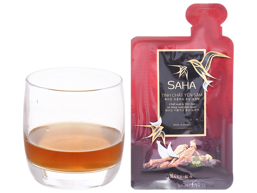 Tinh chất yến sâm Saha 80ml 8