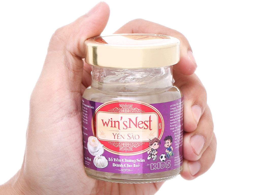 Tổ yến cho trẻ em chưng sẵn Win'snest Kid 70ml 11