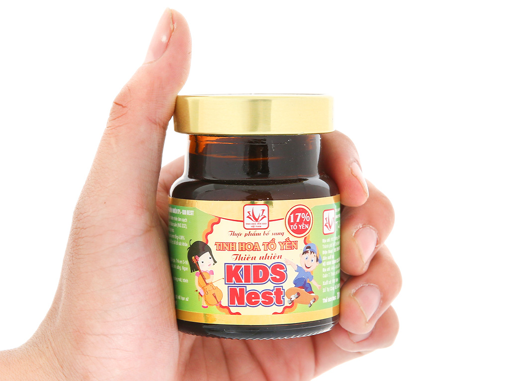 Hộp 6 hũ yến Tinh Hoa Kid Nest hương trái cây 70ml 11