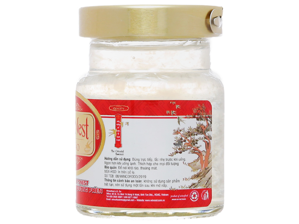 Lốc 6 hũ tổ yến chưng đường phèn Win'snest 70ml 9