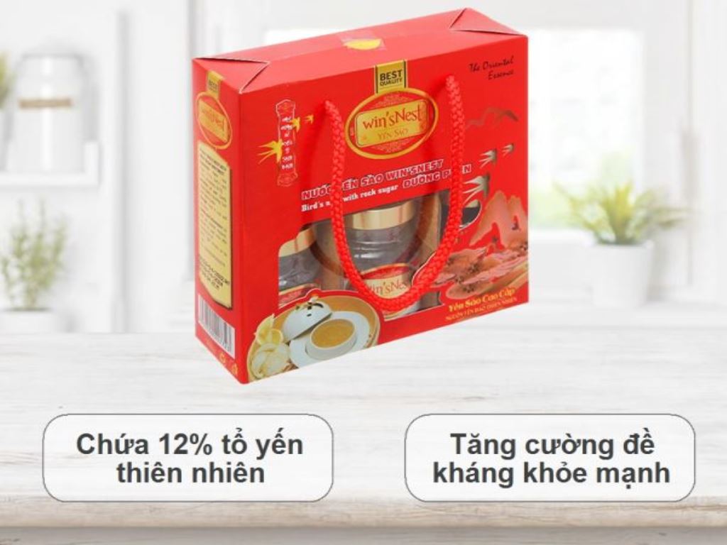 Lốc 6 hũ tổ yến chưng đường phèn Win'snest 70ml 2
