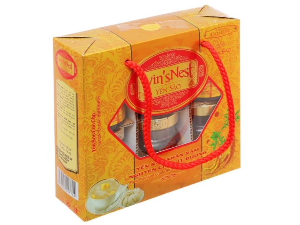 Lốc 6 hũ yến sào nguyên chất nhân sâm Win'snest ít đường 70ml 1