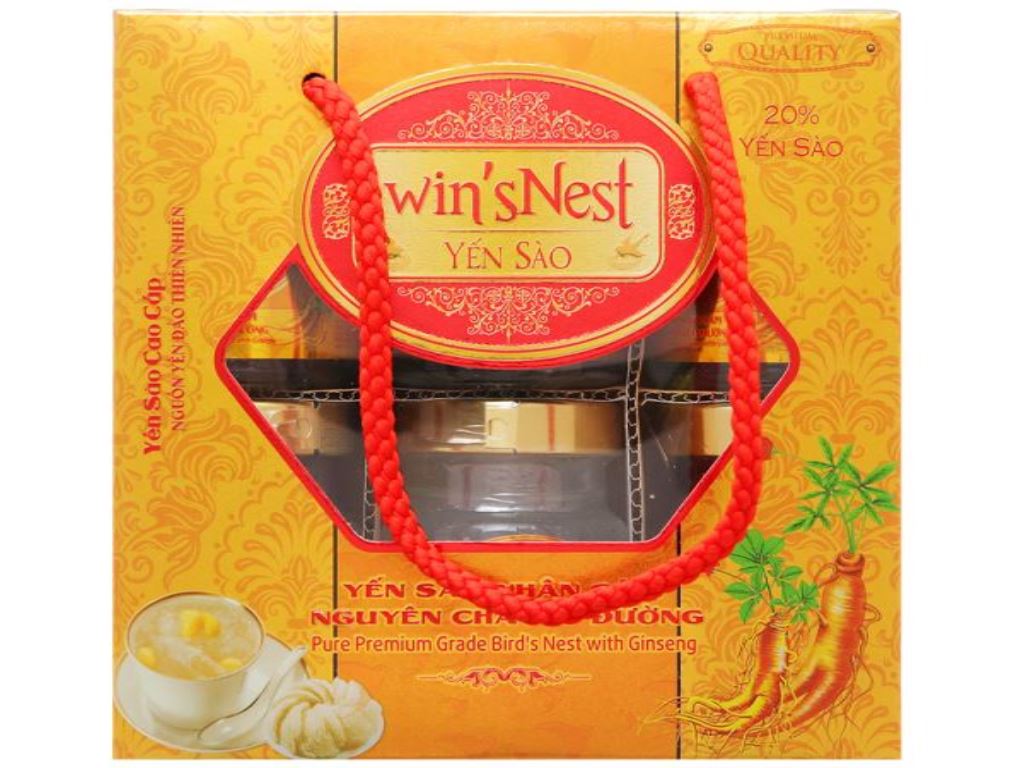 Lốc 6 hũ yến sào nguyên chất nhân sâm Win'snest ít đường 70ml 3