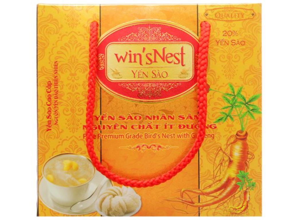 Lốc 6 hũ yến sào nguyên chất nhân sâm Win'snest ít đường 70ml 4