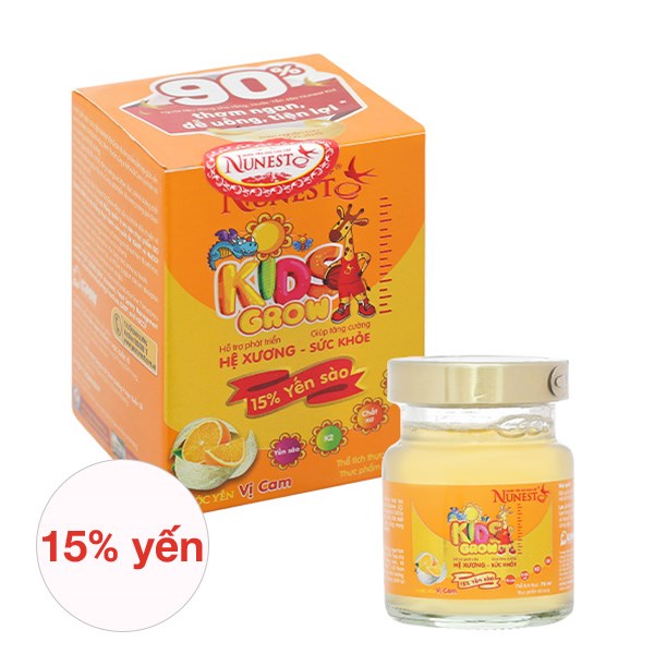 Lốc 6 hũ nước yến sào Nunest Kids 70 ml/hũ thơm ngon, bổ dưỡng - AVAKids.com