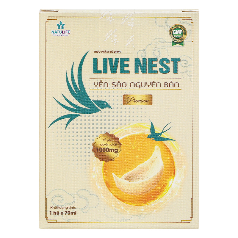 Nước yến sào Natulife Live Nest Premium 70 ml