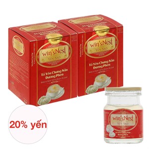 Combo 2 hũ nước yến sào đường phèn Win'sNest 70 ml