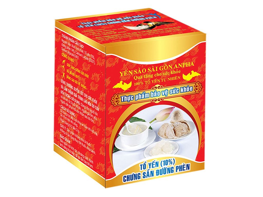 Tổ yến chưng đường phèn Sài Gòn Anpha 70ml 1