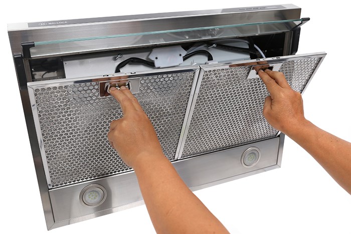 Máy hút mùi Malloca H342.7 NEW Màu Bạc