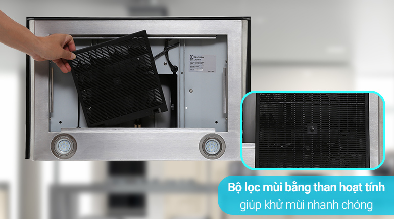 Máy hút mùi kính cong Electrolux EFC936GAR