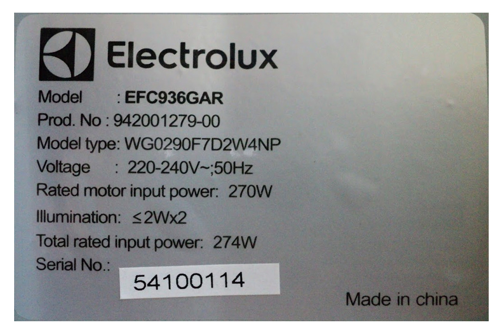 Mua máy hút mùi áp tường Electrolux EFC936GAR