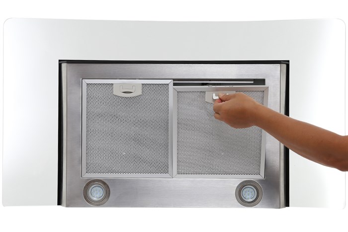 Máy hút mùi kính cong Electrolux EFC936GAR Màu Xám