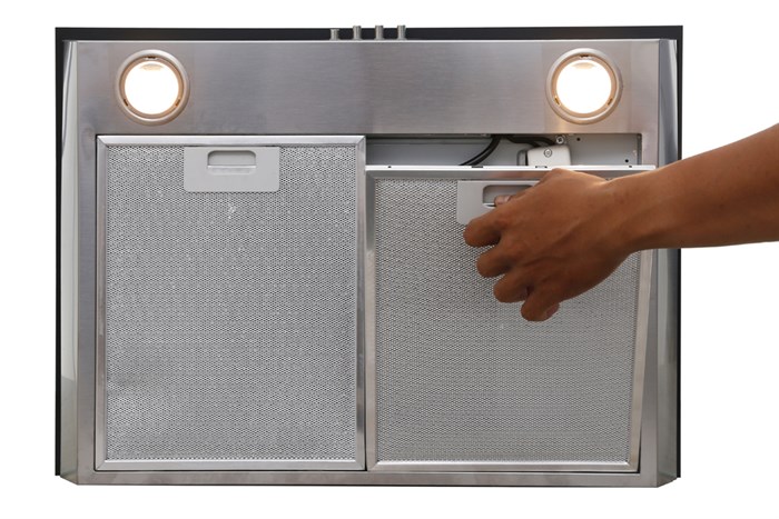 Máy hút mùi kính cong Malloca Delta-K890V Màu Bạc