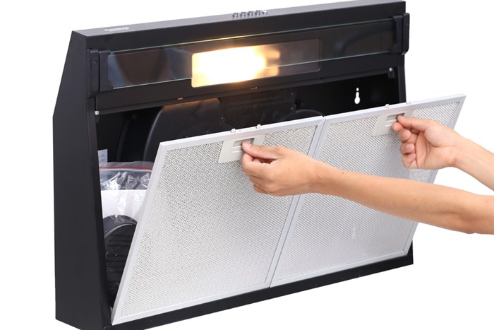 Máy hút mùi âm tủ Sunhouse SHB6118B Màu Đen