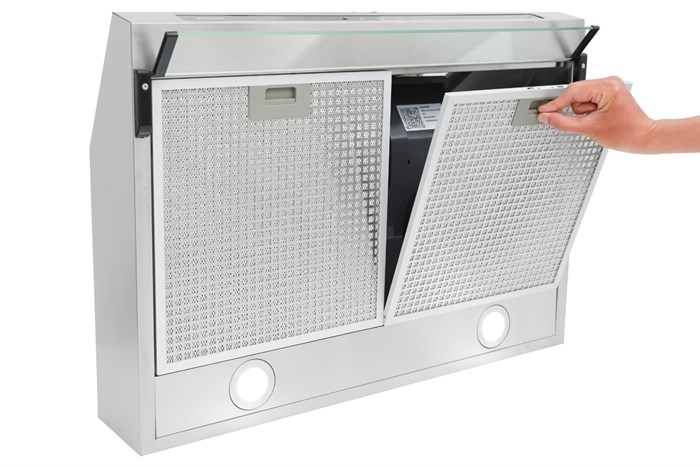 Máy hút mùi áp tường Malloca H342.7 TC Màu Bạc