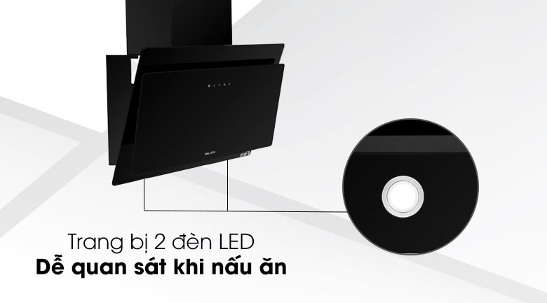 Máy hút mùi áp tường Malloca MC7086HS