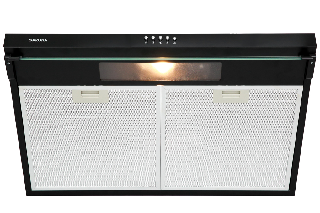 Máy hút mùi áp tường Sakura SCR-2881B Màu Đen