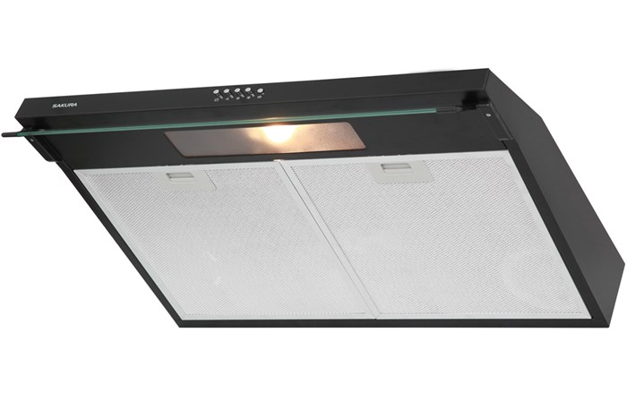 Máy hút mùi áp tường Sakura SCR-2881B Màu Đen