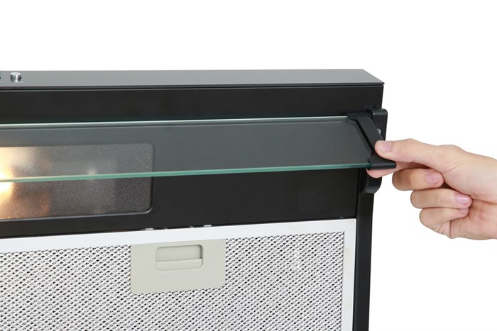 Máy hút mùi áp tường Sakura SCR-2881B Màu Đen