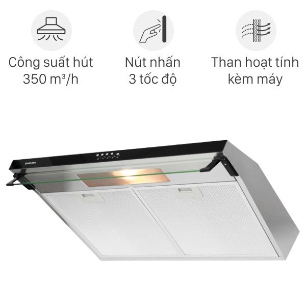 Máy hút mùi áp tường Sakura SCR-2881S