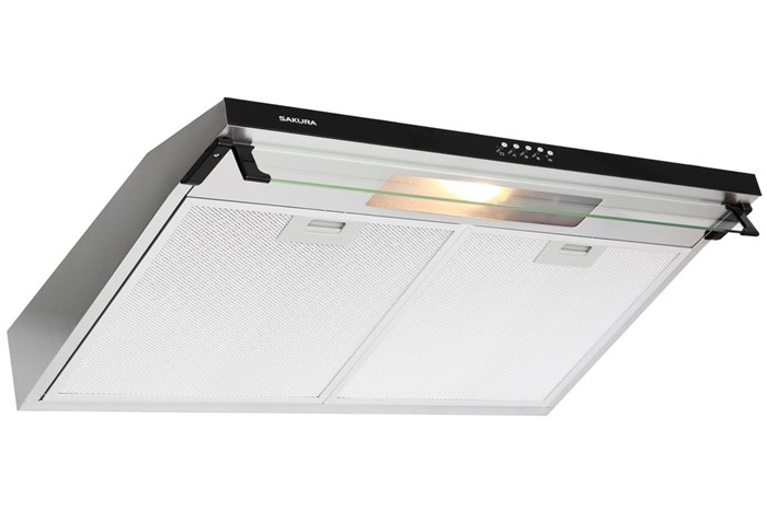 Máy hút mùi áp tường Sakura SCR-2881S Màu Bạc