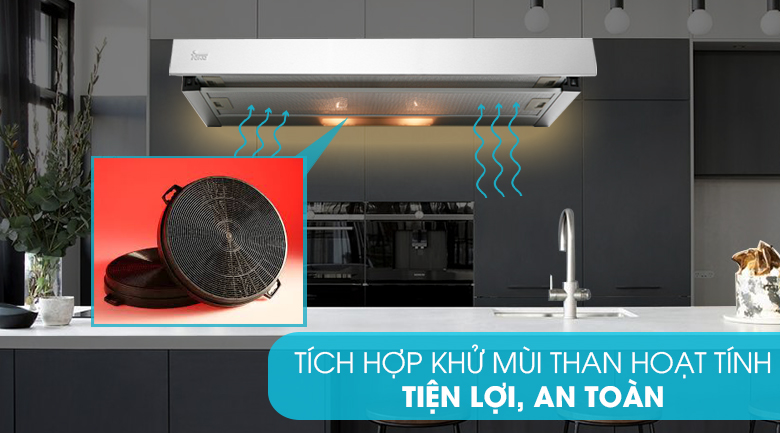 Máy hút mùi âm tủ TEKA TLR2 92 SS