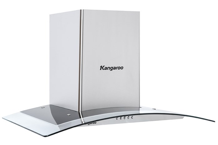 Máy hút mùi kính cong Kangaroo KG538 Màu Bạc