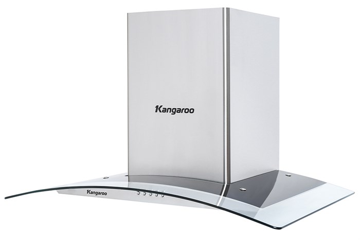 Máy hút mùi kính cong Kangaroo KG538 Màu Bạc