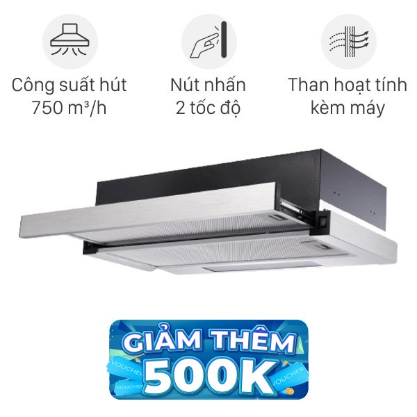 Máy hút mùi âm tủ Kangaroo KG70BH1