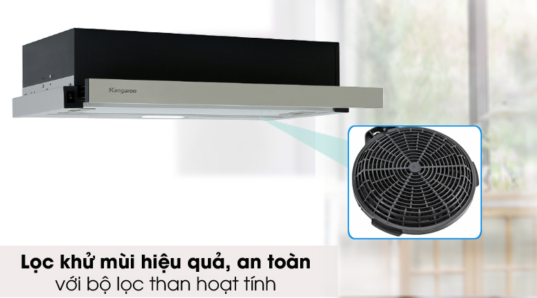 Lọc than hoạt tính - Máy hút mùi Kangaroo KG70BH1