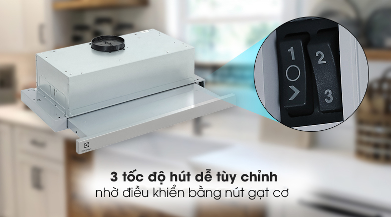 công suất - Máy hút mùi âm tủ Electrolux LFP316S