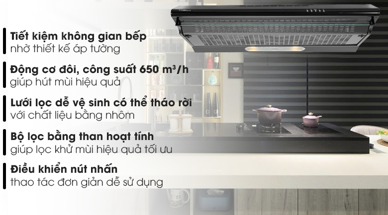 Máy hút mùi âm tủ Torino FS303GE2XK23PU3V2LIX/F/90