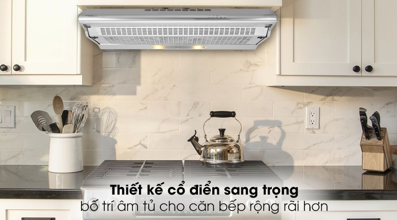 Máy hút mùi âm tủ Torino FS303GE2XK23PU3V2LIX/F/90 - Máy hút mùi Torino phong cách thiết kế cổ điển sang trọng