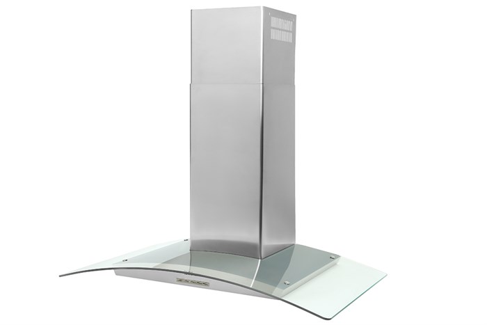 Máy hút mùi kính cong Torino Deco Glass CV IX/F/90 Màu Bạc