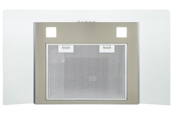 Máy hút mùi kính cong Torino Deco Glass CV IX/F/90 Màu Bạc