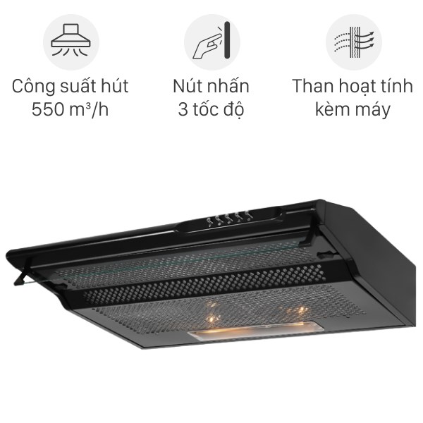 Máy hút mùi âm tủ Jenair 301-2M70BL