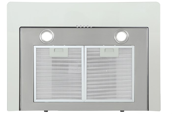 Máy hút mùi kính cong Kocher K-8370XS Màu Trắng - Xám