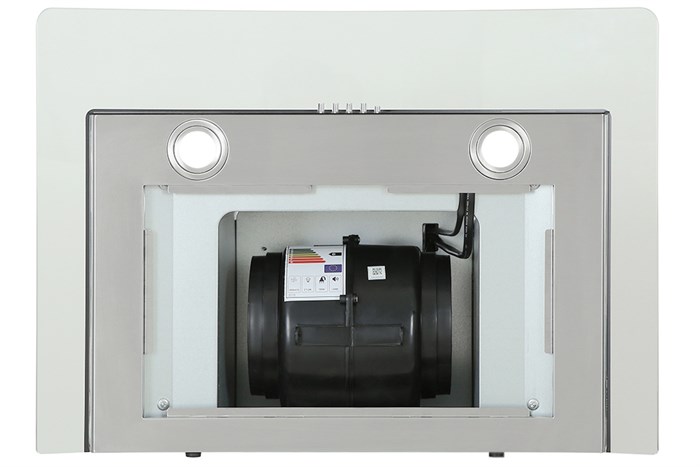 Máy hút mùi kính cong Kocher K-8370XS Màu Trắng - Xám