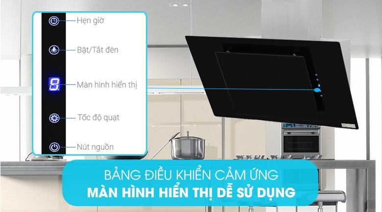 Máy hút mùi kính vát Kocher K-2080V 70