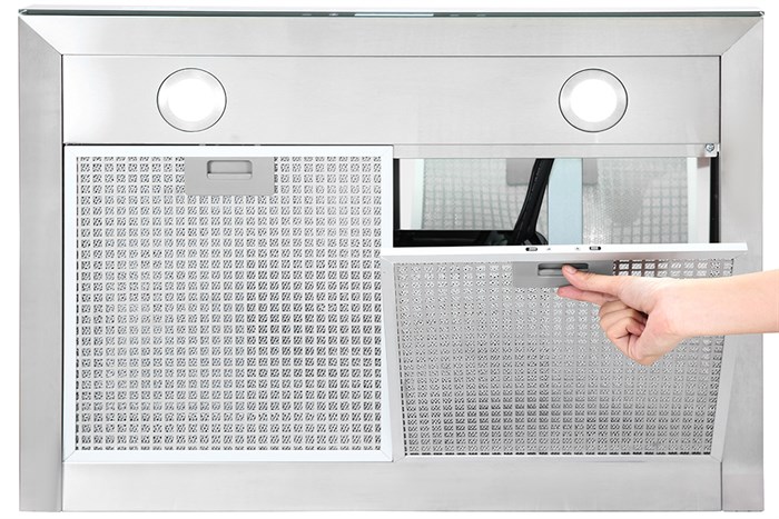 Máy hút mùi áp tường Kocher K-225C 70 Màu Đen