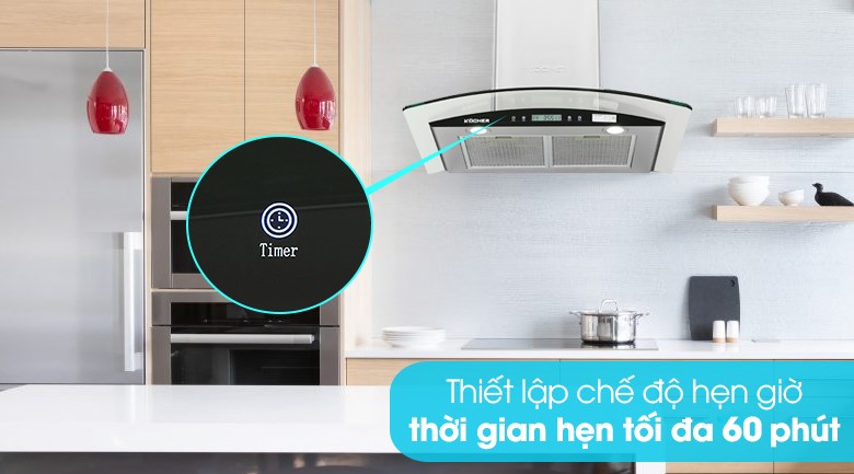 Máy hút mùi kính cong Kocher K-228S